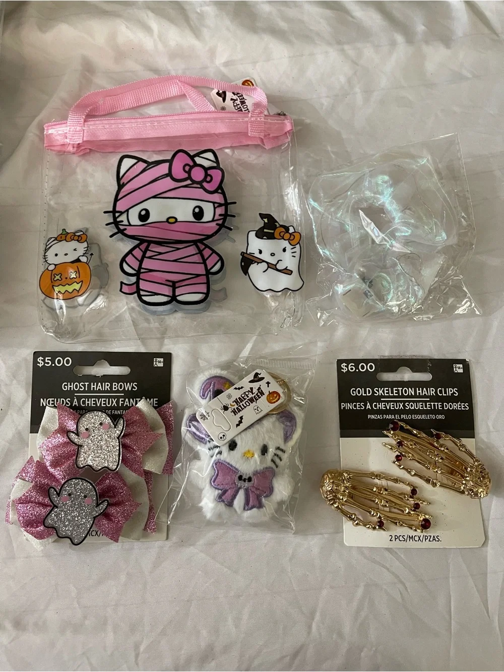Halloween Boo Basket Bonanza: Character Bows, Bags and Bag Charms! $25 each set